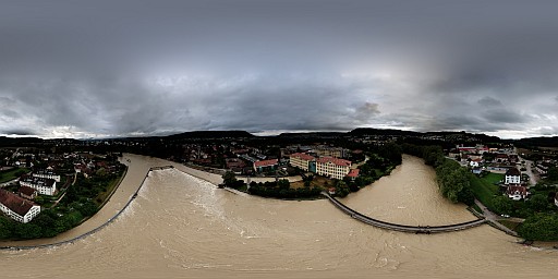 Fussgängerbrücke Reuss Unterwindisch