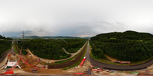 Baustelle Wildtierkorridor